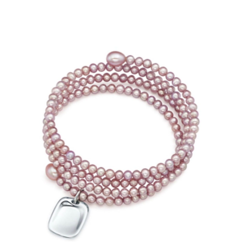 Tiffany & Co Elsa Peretti Three Row Pearl Bracelet NEW
